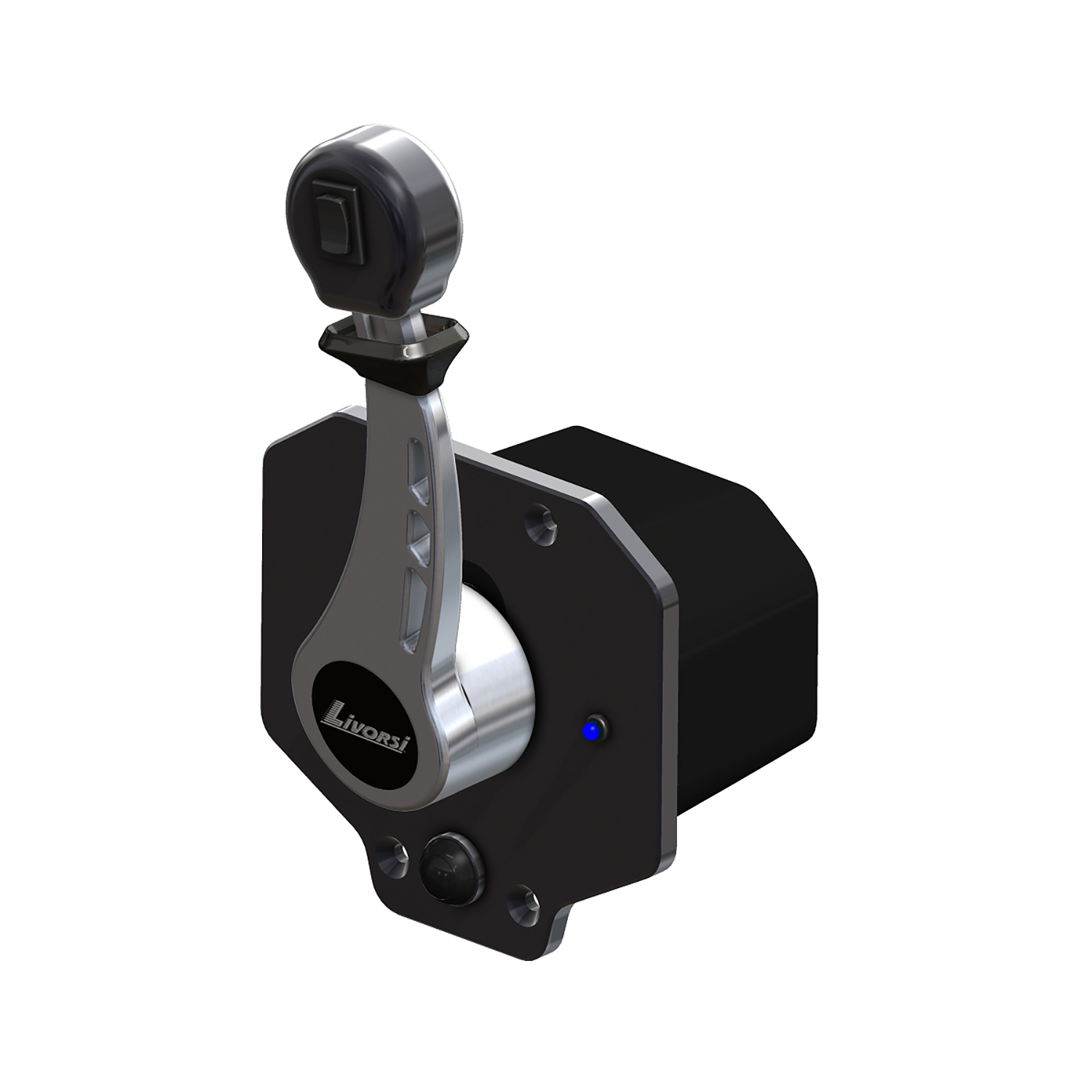 Livorsi side mount throttle with trim switch for Malibu engines – EECARFS5154 Product Image 1