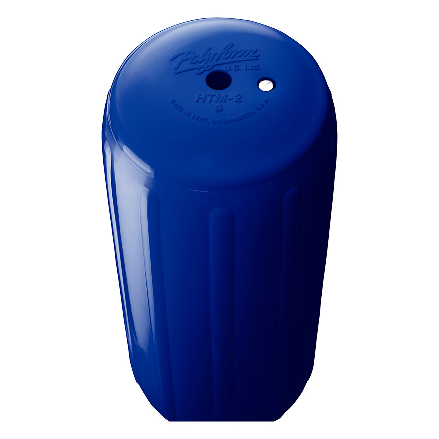 Blue hole-in-the-middle (HTM) fender, small – FENDHTM1BL Product Image 2