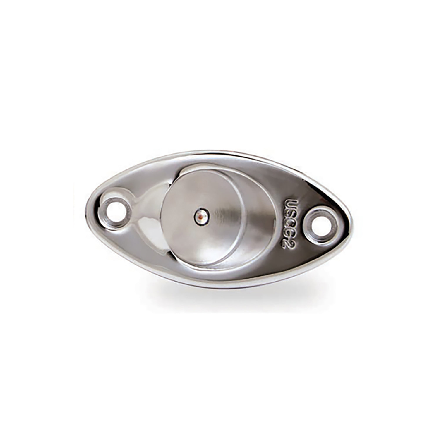 Polished stainless green LED navigation light – LEDNL3G Product Image 1