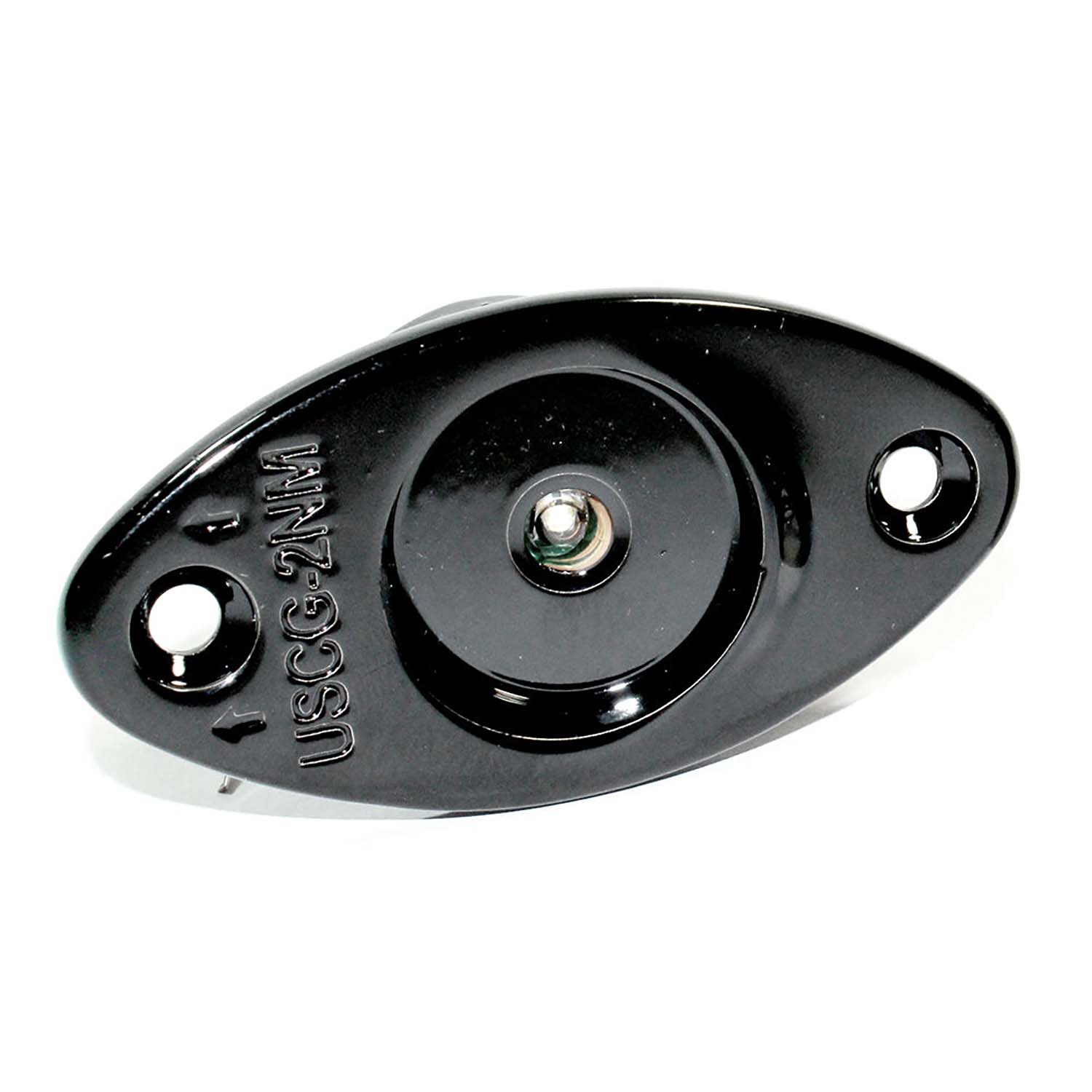 Gloss black stainless red LED navigation light – LEDNL3RBKG Product Image 1