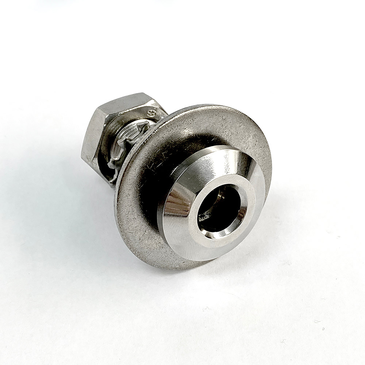 1/2″ Quick Release Fender Base with standard hex nut, no door and 1.5″ of threads – QRBSB-150 Product Image 1