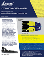 1050 stepped bottom trim tab kit with electric indicator – TTK1050SEL thumbnail image