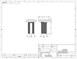 Black anodized quick release fender cleat base with door – QRBAWD thumbnail image
