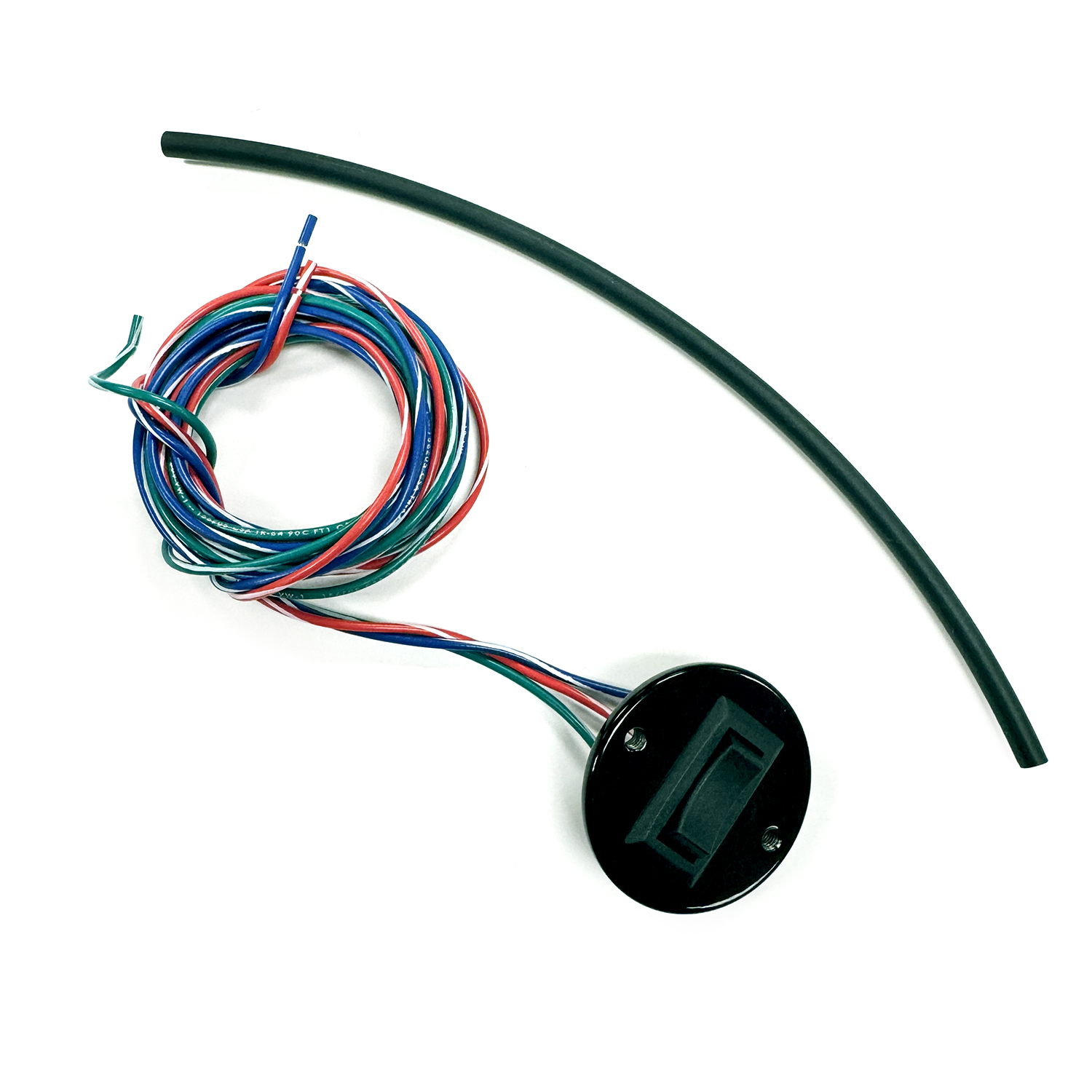 Single trim switch with wires and plate – TSSWP Product Image 1